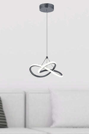 Modern Bolivia Single Anthracite Pendant Lamp Led White Power Led Living Room Kitchen Room Led Chandelier