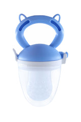 Baby Teether Fruit Vegetable Puree Pacifier Silicone Blue