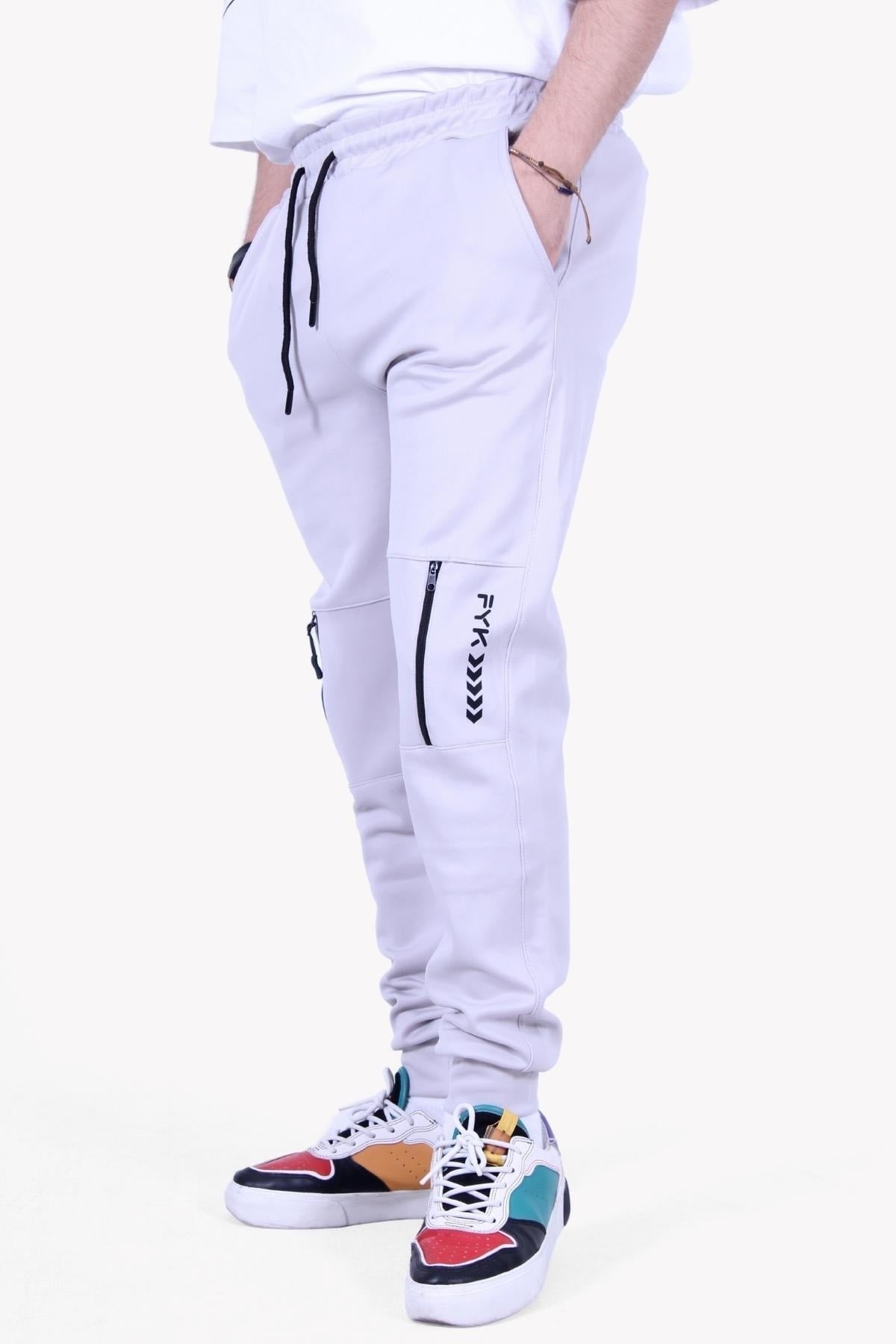 SML-XL-XXL SLIM FIT FYK PRINTED SCUBA MEN'S Sweatpants