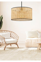 Exclusive Original Hazeran Rattan Pendant Lamp 38 Cm Ayd-3320