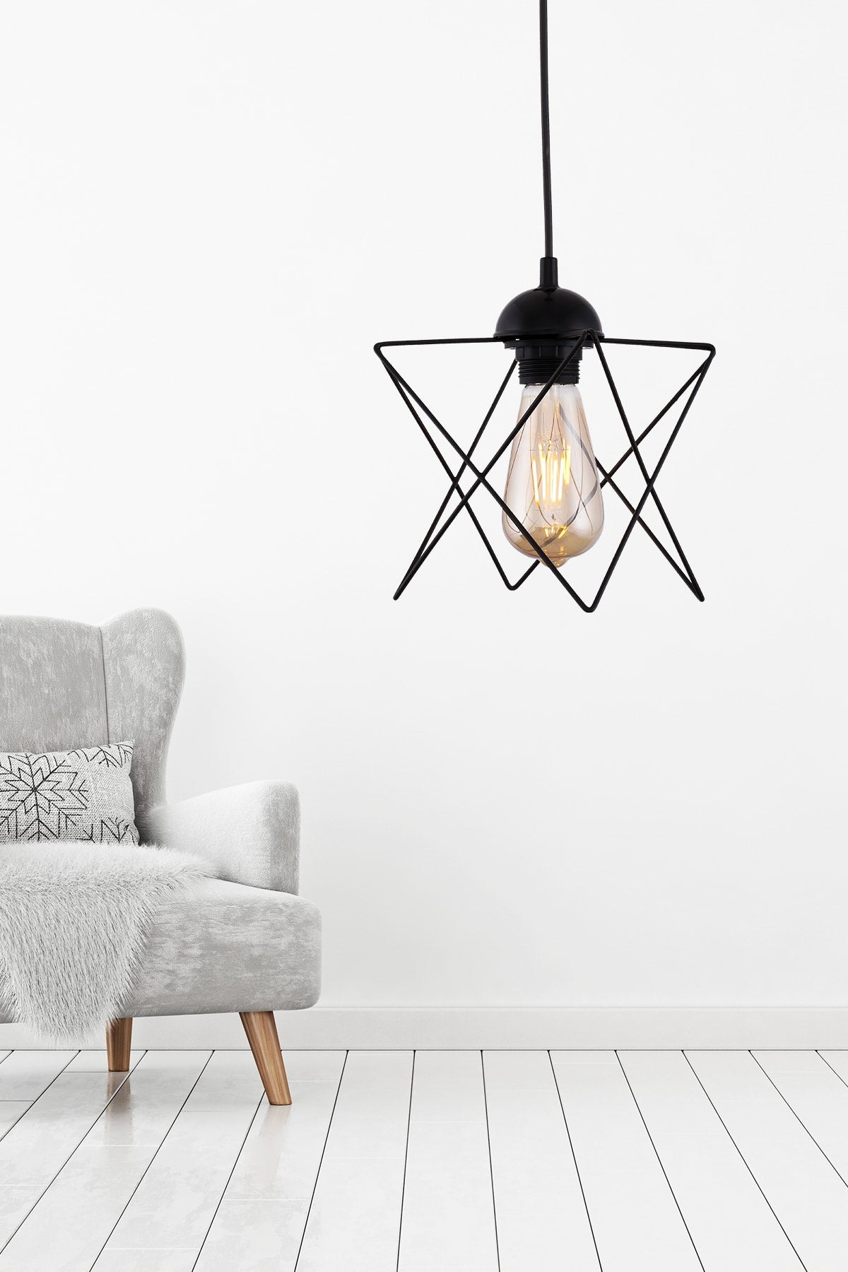 Ayd-No:2 Promotional Black Pendant Lamp Chandelier