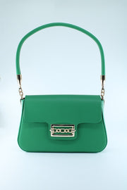 Women'S Textured Magnet Clamshell Lined Hand And Sleeve Bag