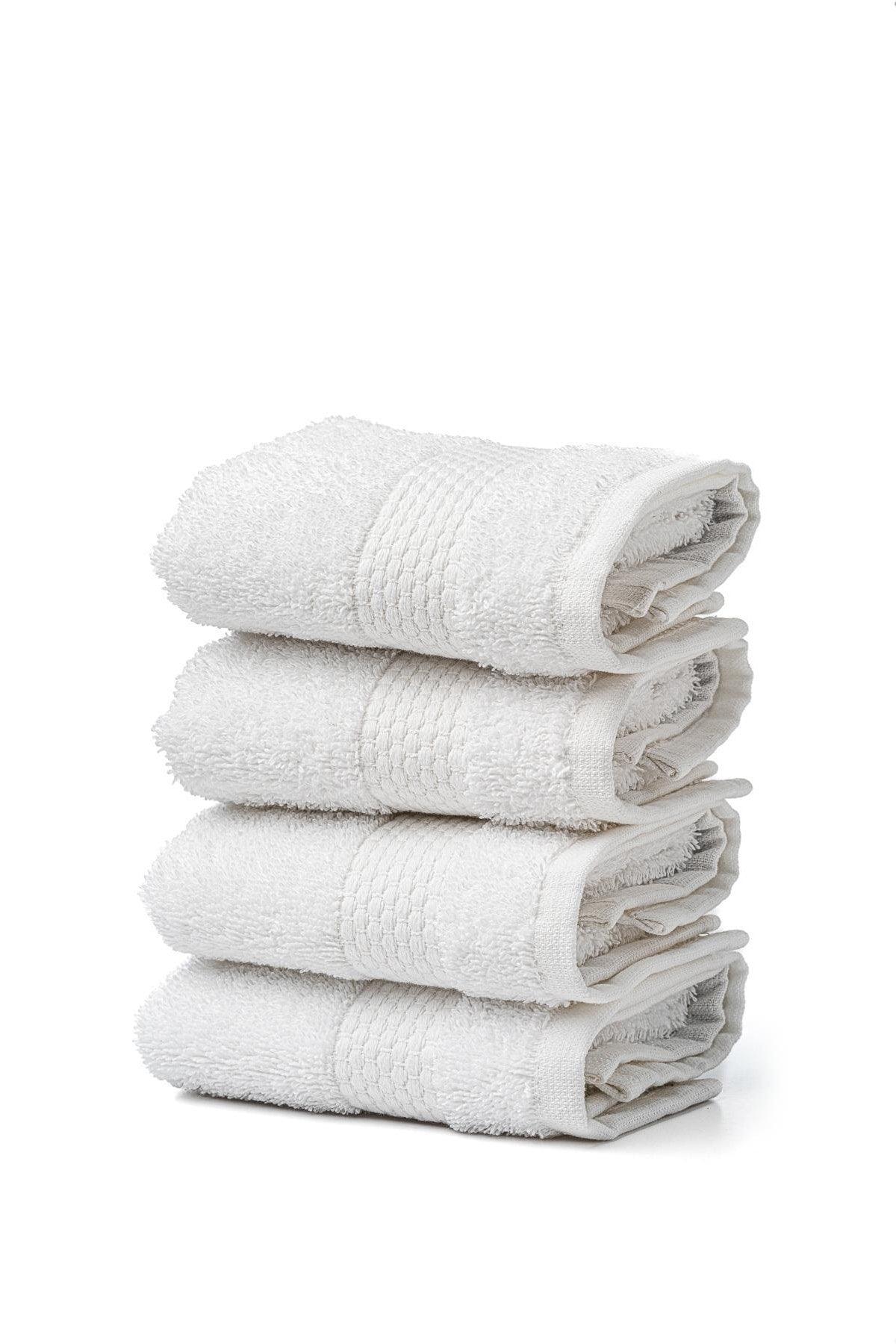 | Minerva | 100% Natural Cotton Set of 4 Guest Towels - Swordslife