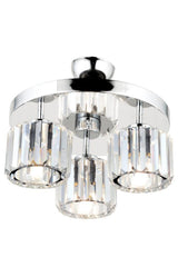 Sabrina 3-Piece Chrome Y-01 Chandelier