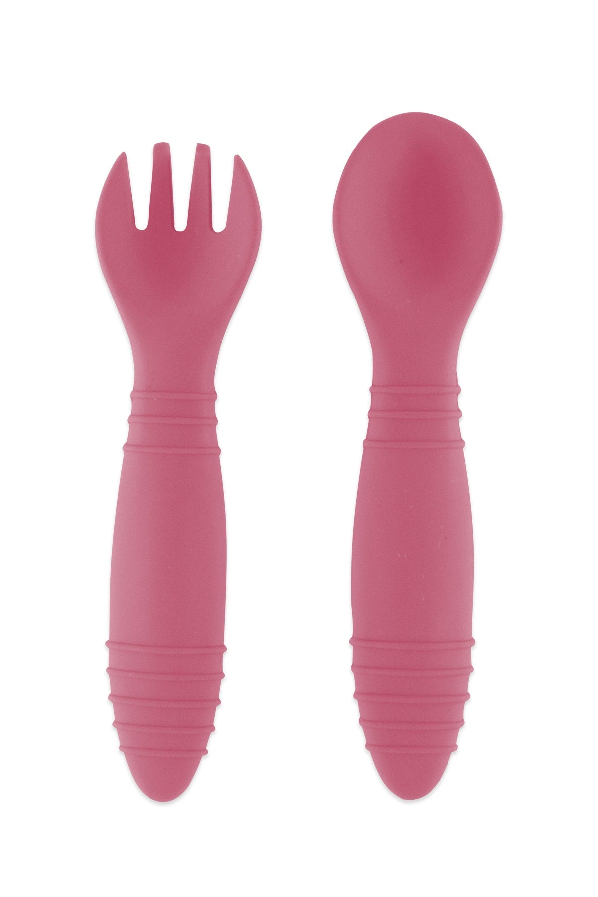 Baby Soft Spoon Cutlery Silicone Pink