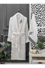 White Towel Bathrobe Set of 2 - Swordslife