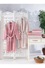 100% Cotton 3d Embroidery 6 Piece Family Bathrobe Set,bathrobe Set,dowry Set - Swordslife