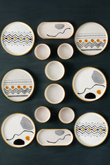 14 Pcs Breakfast Set for 6 People Axial