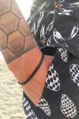 Unisex Urban Black Steel Bracelet