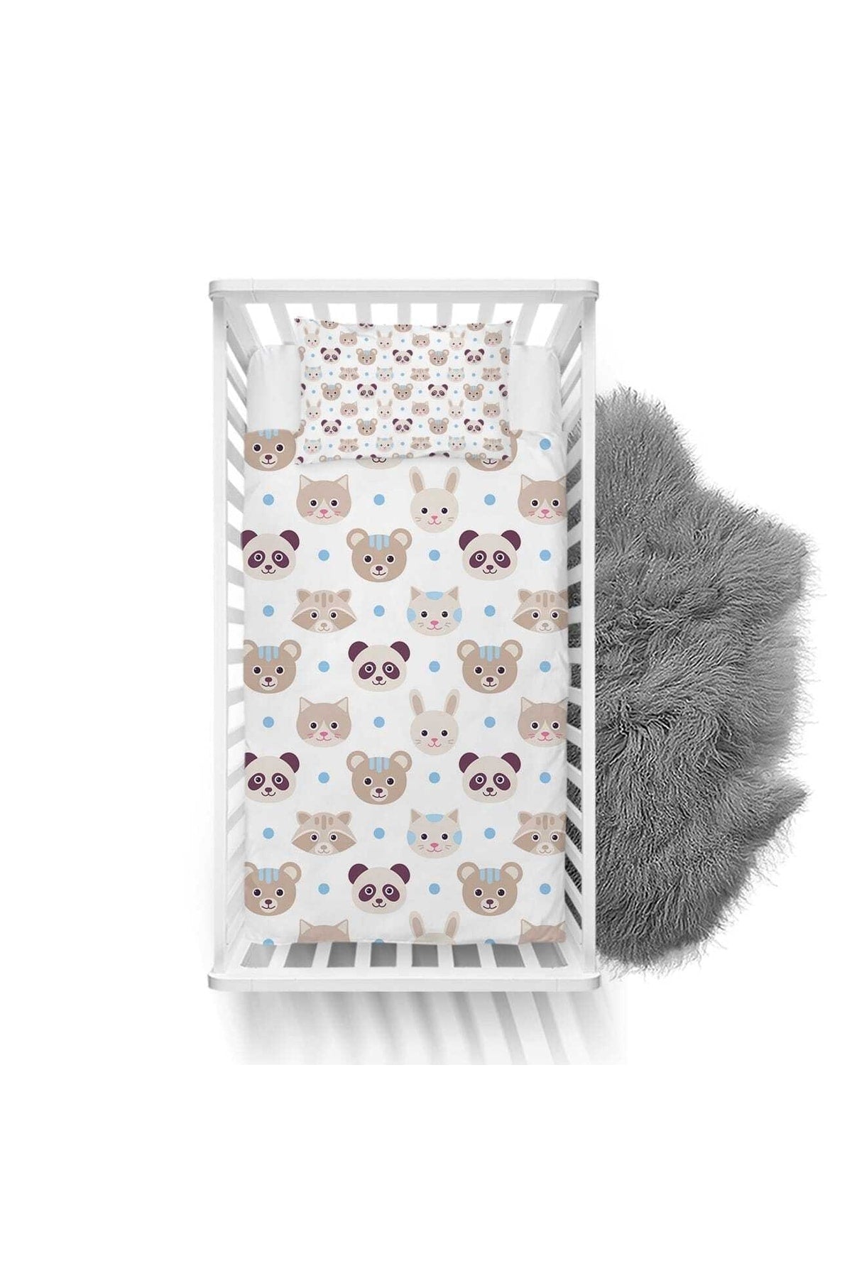 Tugu Home&Baby Digital Printed Cotton Micro Satin 100X150 Baby Room Duvet Cover31