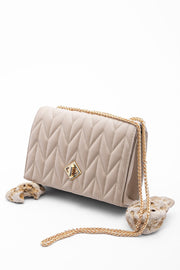 Women'S Gold Color Chain Shoulder Bag Delbin Mink