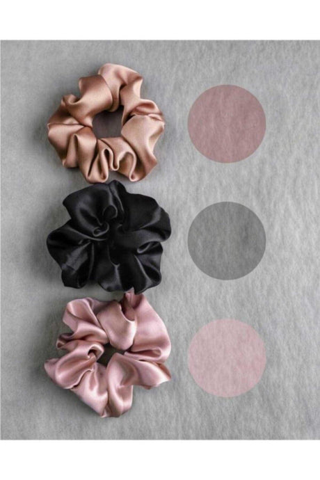 Women's 3' Pcs Satin Hair Buckle Set Tk0015 - Swordslife