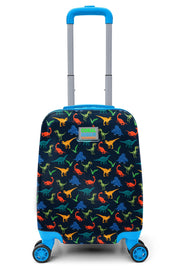 Kids Navy Blue Dinosaur Patterned Child Suitcase 16748