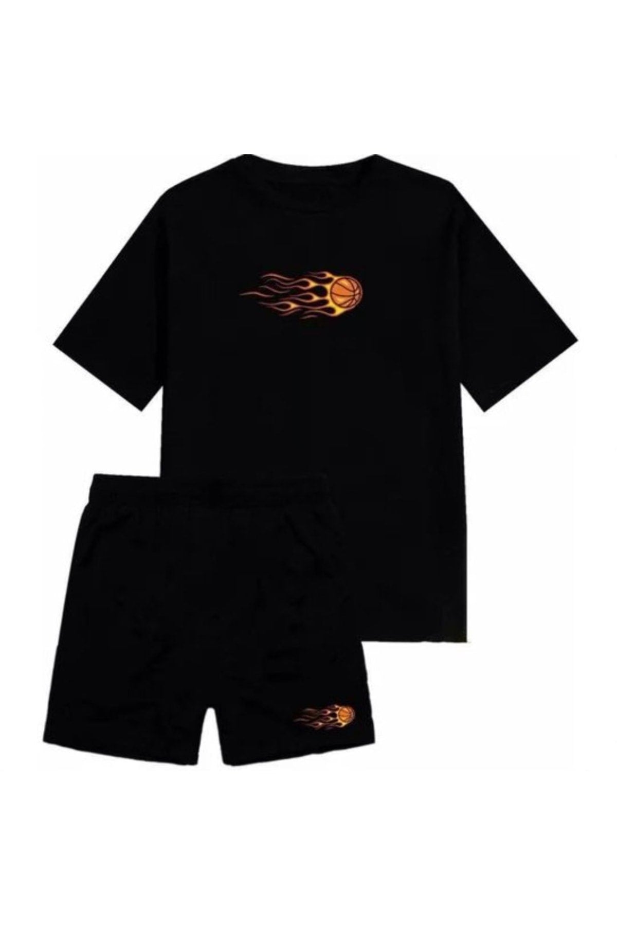 Basket Ball Printed Boys / Girls Shorts Set