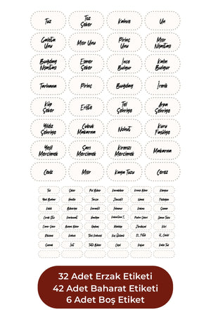 Square Food Storage Container With Foly Label Set Of 24 8X(0.55 Liter, 1.2 Liter, 1.75 Liter) White