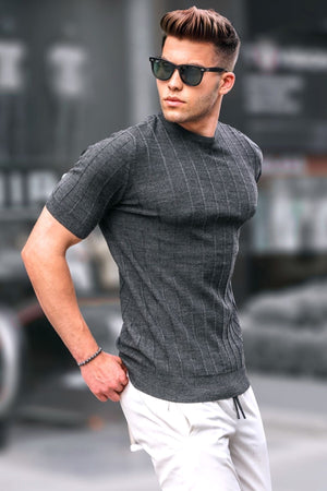 Men'S Anthracite T-Shirt 5684