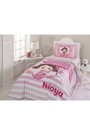 Niloya Yağmur Single Quilted Duvet Cover Set