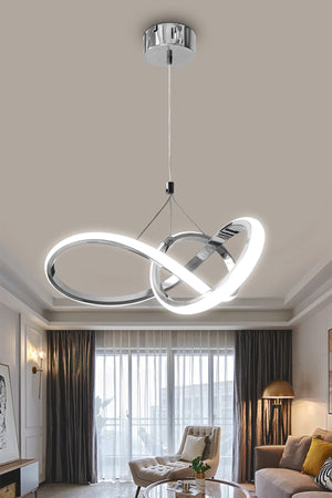 Chrome Led Chandelier White Light Powerled Led Chandelier