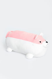 Spandex Cylinder Dog Pillow 50 Cm Pink