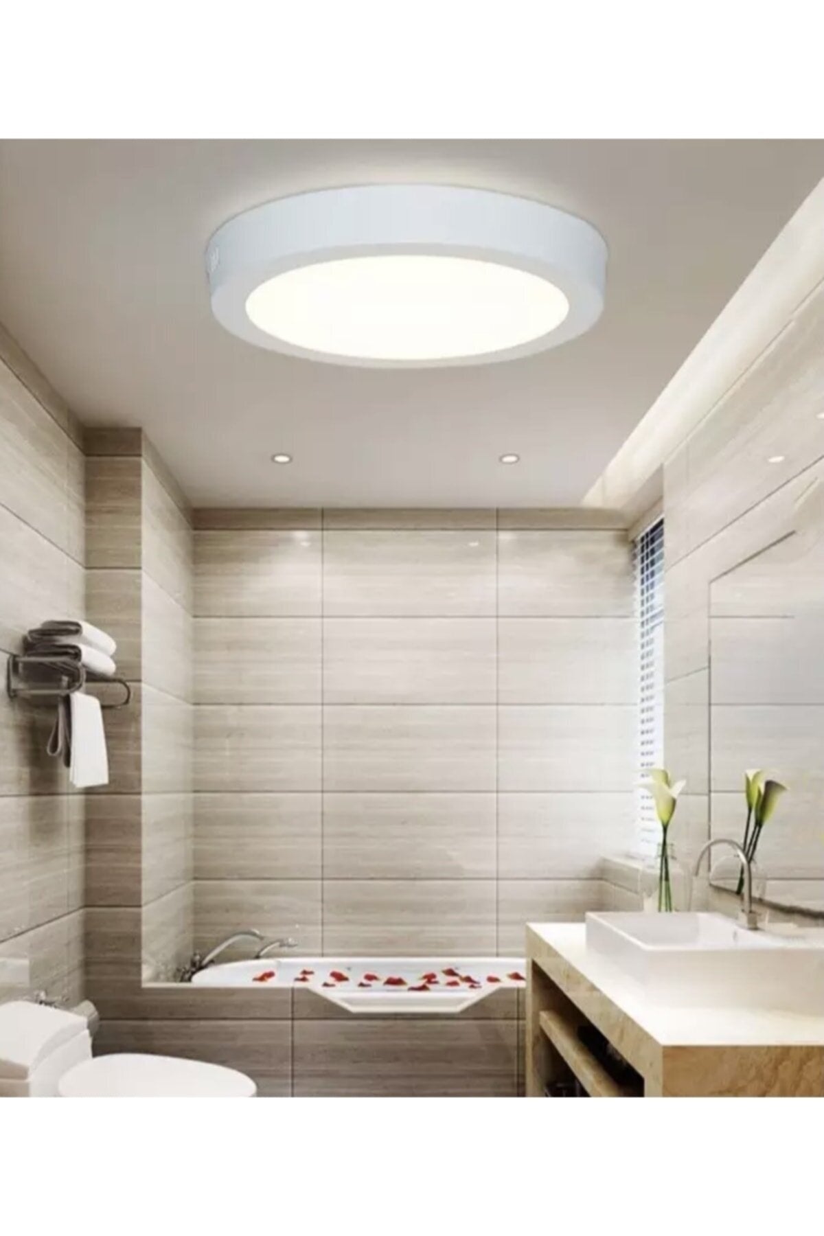 Modern Led Chandelier Zero To Ceiling Led Chandelier Panel Light 6400K White Light
