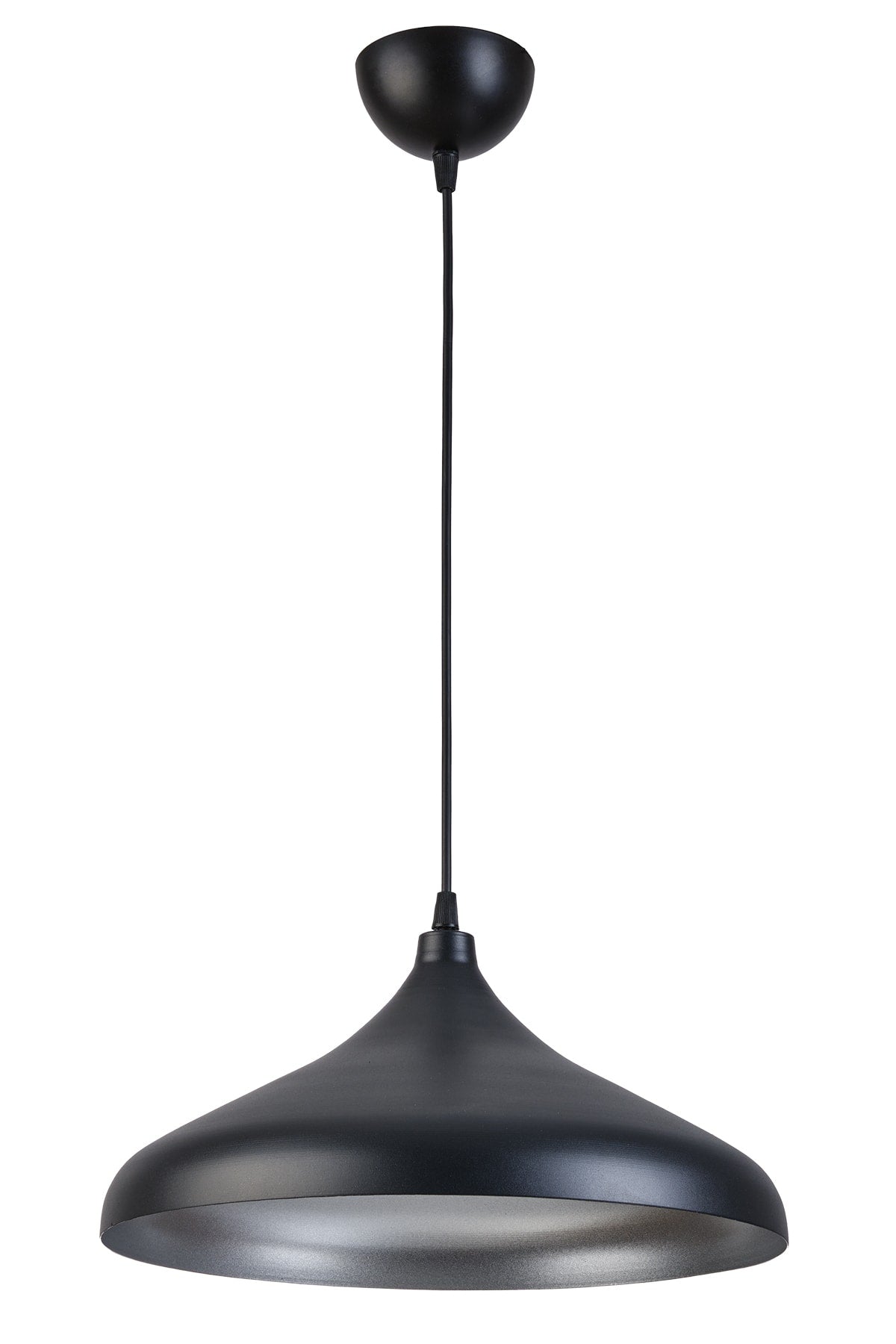 Nil Modern Design Living Room Kitchen Bedroom Cafe Black Inside Silver Color Single Chandelier