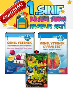 General ability workbook for 1st grade with TÜBİTAK and private school prep