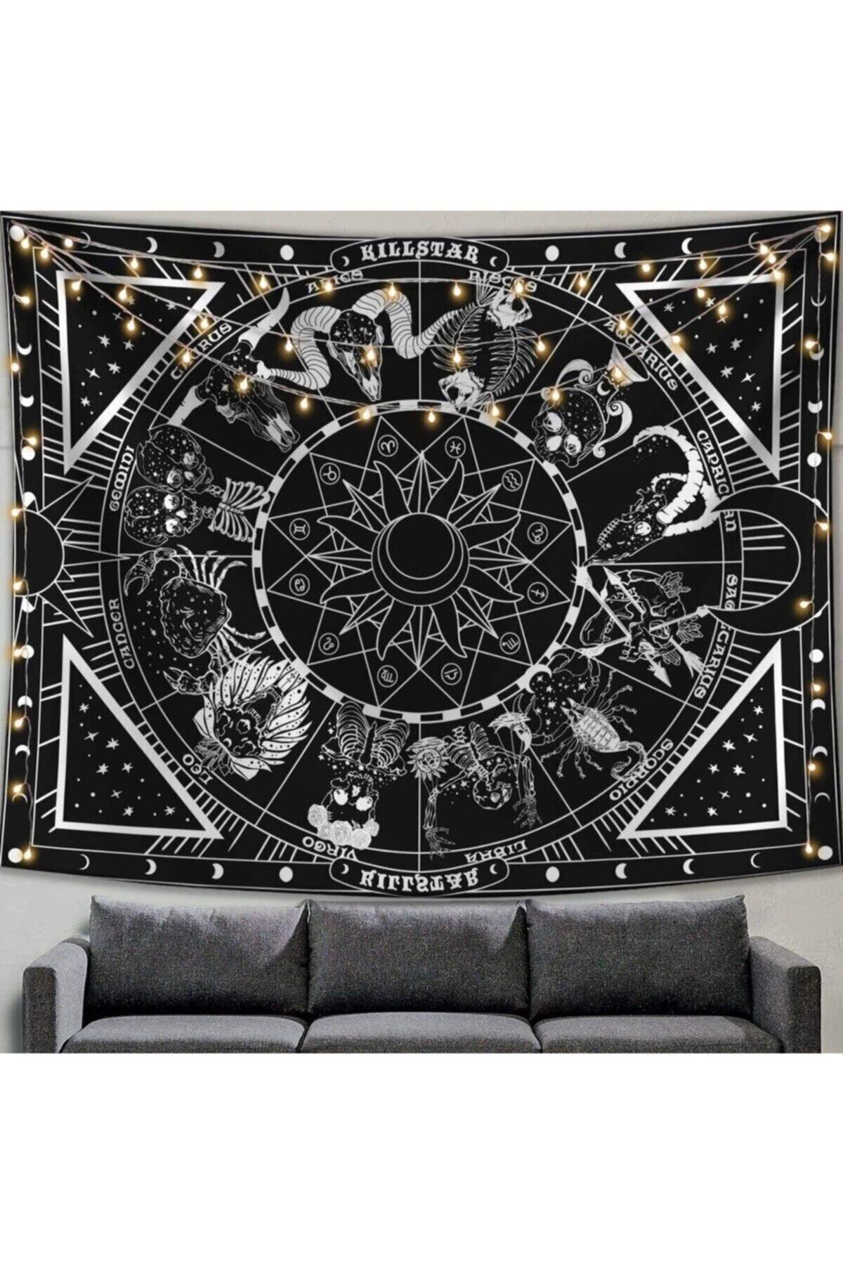 1st quality Zodiac Pattern Wall Covering Wall Carpet Tapestry - Swordslife