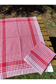 2 Pieces Red German Napkin-kitchen Towel - Swordslife