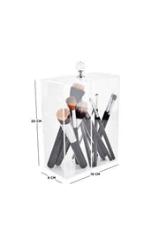 2 Eyed Transparent Brush Box – Top Cover - Swordslife