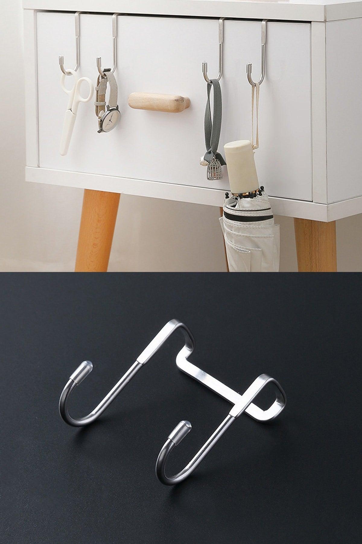 Wardrobe Hanger with 2 Hooks Chrome Vg-062 -m3 - Swordslife