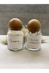 Pair of Cotton Candles and Cotton Jars - Swordslife