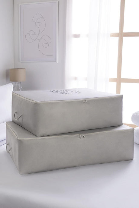 Set of 2 Stone Color Storage Bags - Swordslife