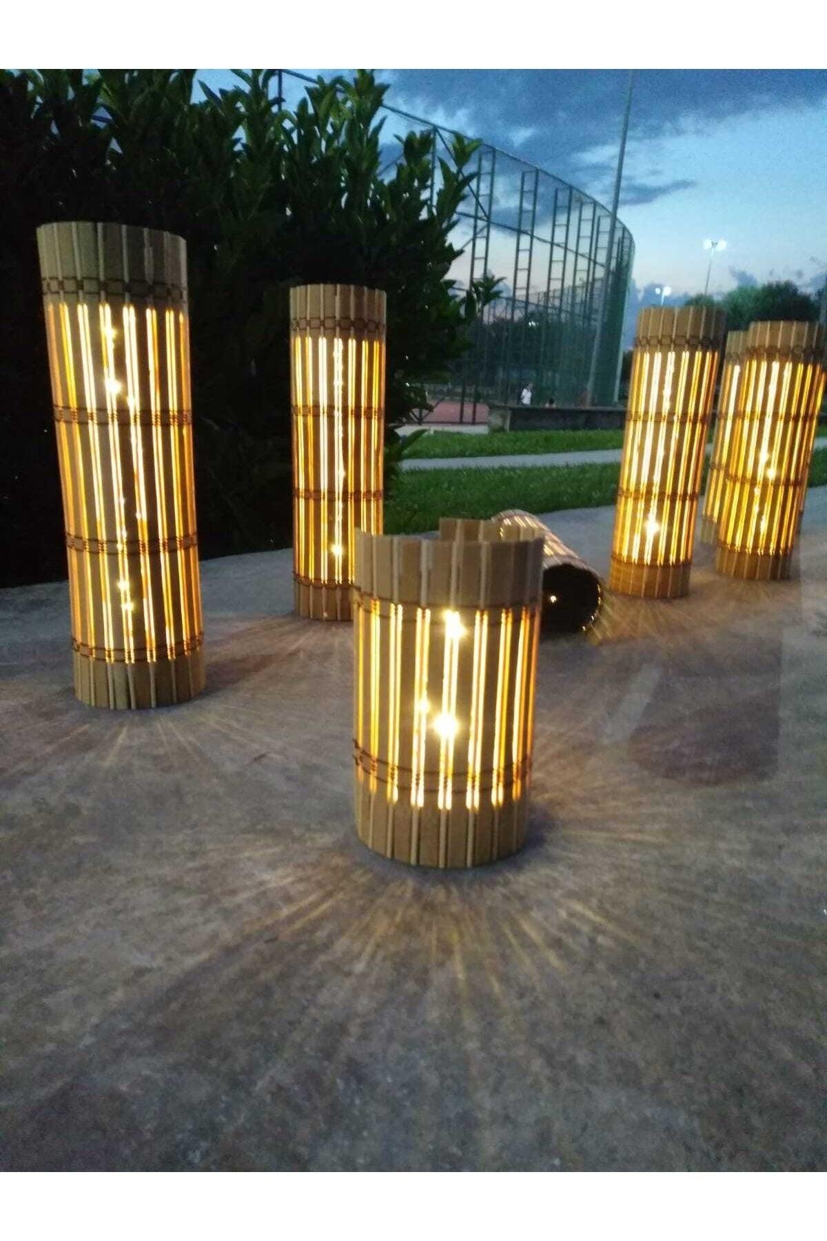 2 Led Decorative Bamboo Wall Sconce (Battery) Night Light - Swordslife
