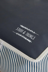 2 Pack Navy Blue Striped Stuff&things Base Base