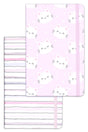 Set of 2 Notebooks 13x21 Elastic Dotted Cat