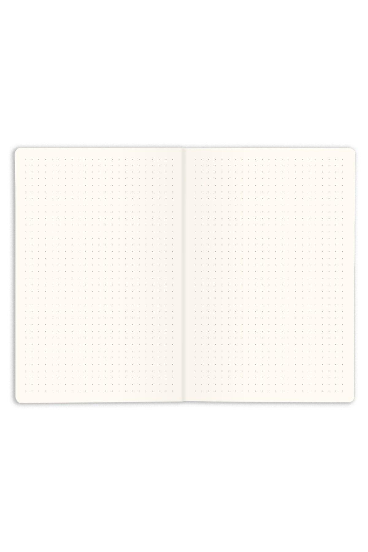 Set of 2 Notebooks 13x21 Elastic Dotted