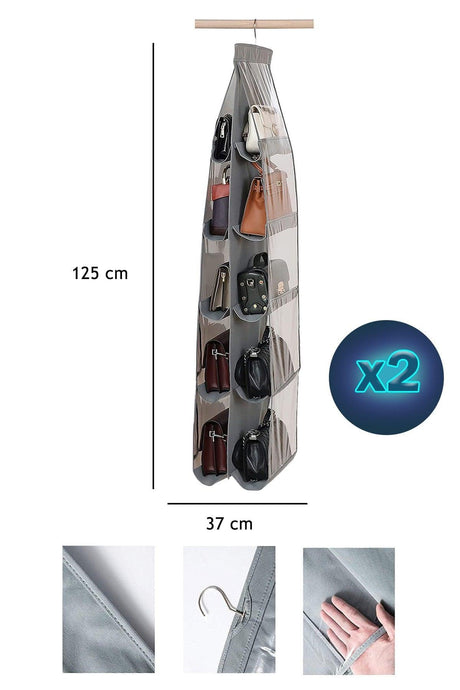 2 Pcs. 10 Pockets In Closet Bags And Shoes
