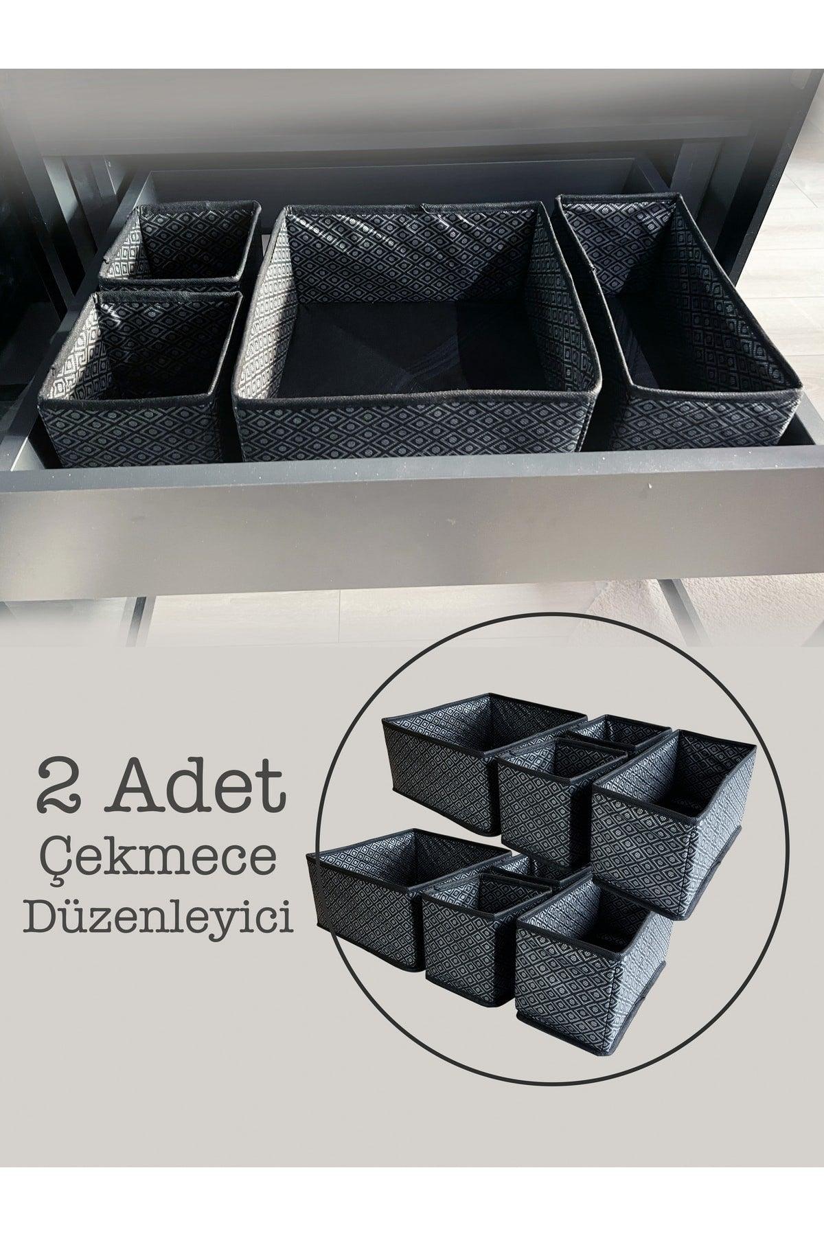 2 Pcs Drawer Organizer 4 Oreganizer