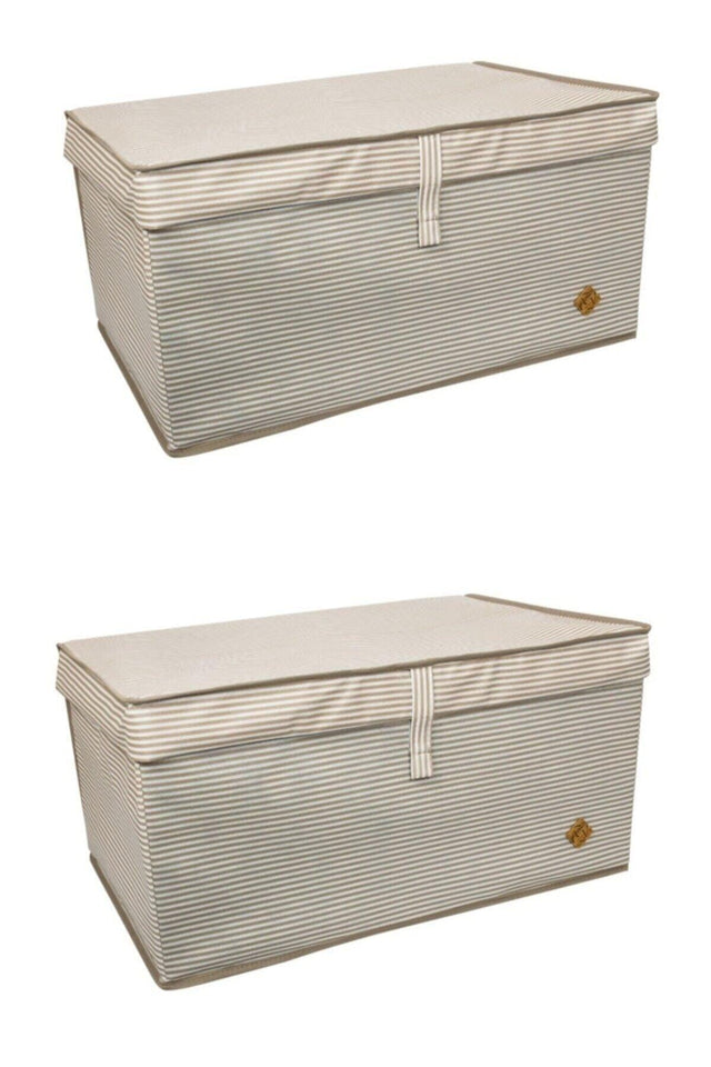 2 Pieces - Multi-Purpose Storage Box Mega With Lid