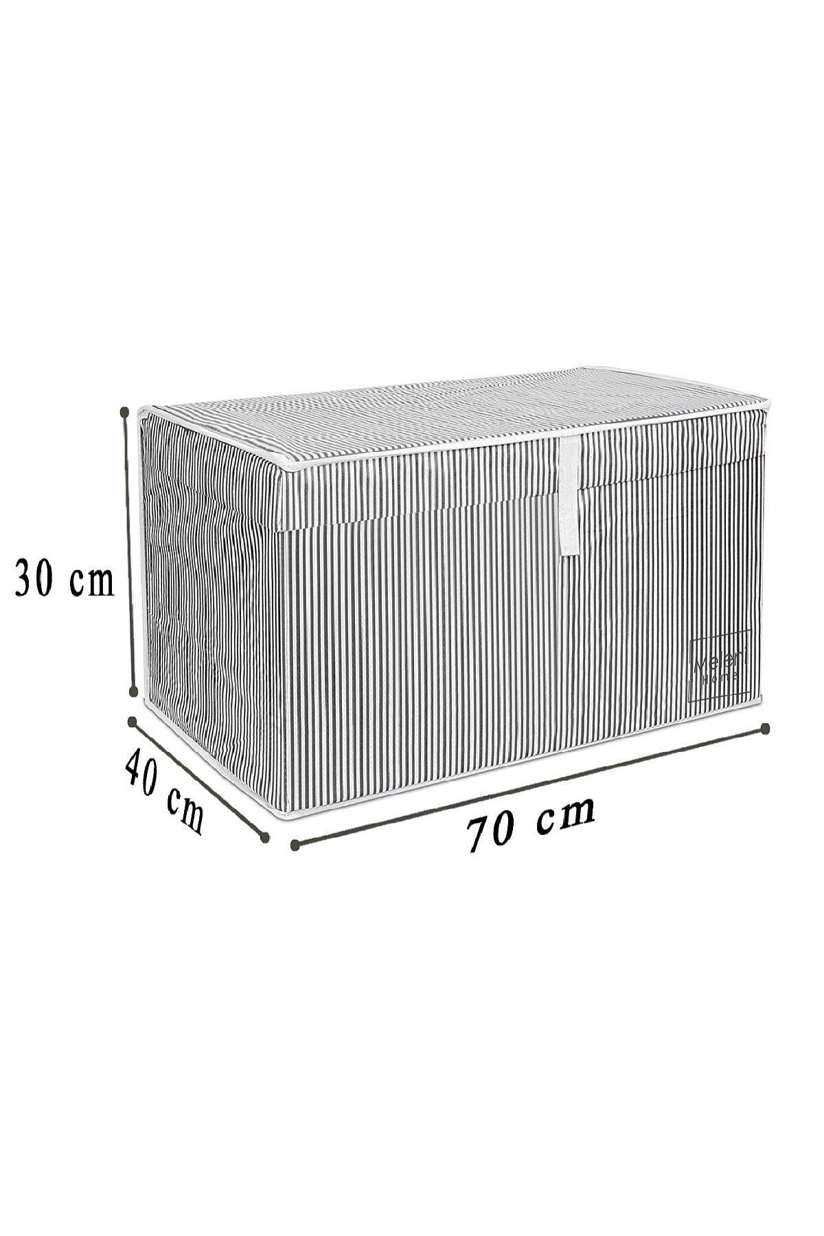 2 Pieces Multi-Purpose Storage Box with Lid