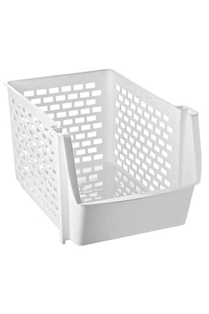 2 Pieces Practical Shelf Organizer 20 Cm White - Swordslife
