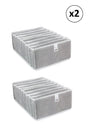 2 Pieces Accordion Organizer With Drawer