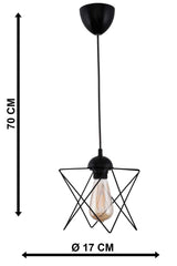 2 Pieces Design Prism Pendant Lamp Star Chandelier - Swordslife