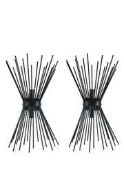 2 Pieces Hedgehog Modern Retro Rustic Black Hedgehog - Swordslife