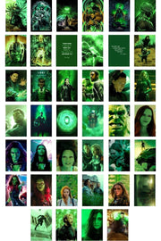 200 Pieces Marvel Wall Poster Collage Set, Colorful Avengers Poster, Adhesive Back, Boxed Set - Swordslife