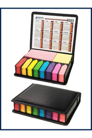 200 Faux Leather Colored Sticky Note Holders