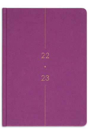 2022-2023 A5 Linen Academic Agenda 17