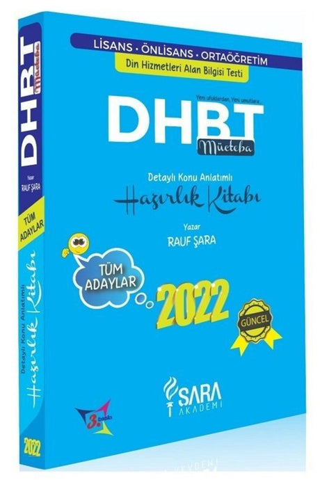 2022 Dhbt Mücteba All Candidates Preparation Book with Subject Lectures - Rauf Şara - Swordslife