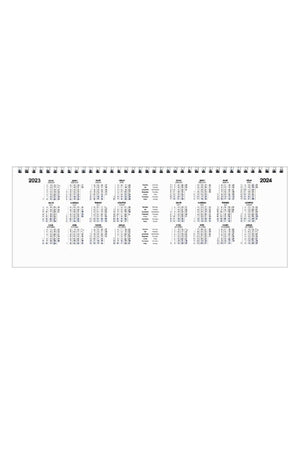 2023 Spiral Weekly Desk Calendar 12x33 Cm
