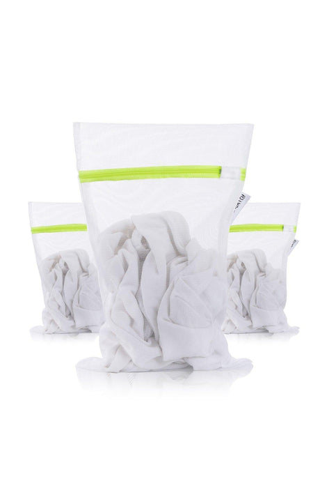 20×30 3 Pcs Laundry Washing Net Bag Washing Net Bag Colorful Zippered - Swordslife